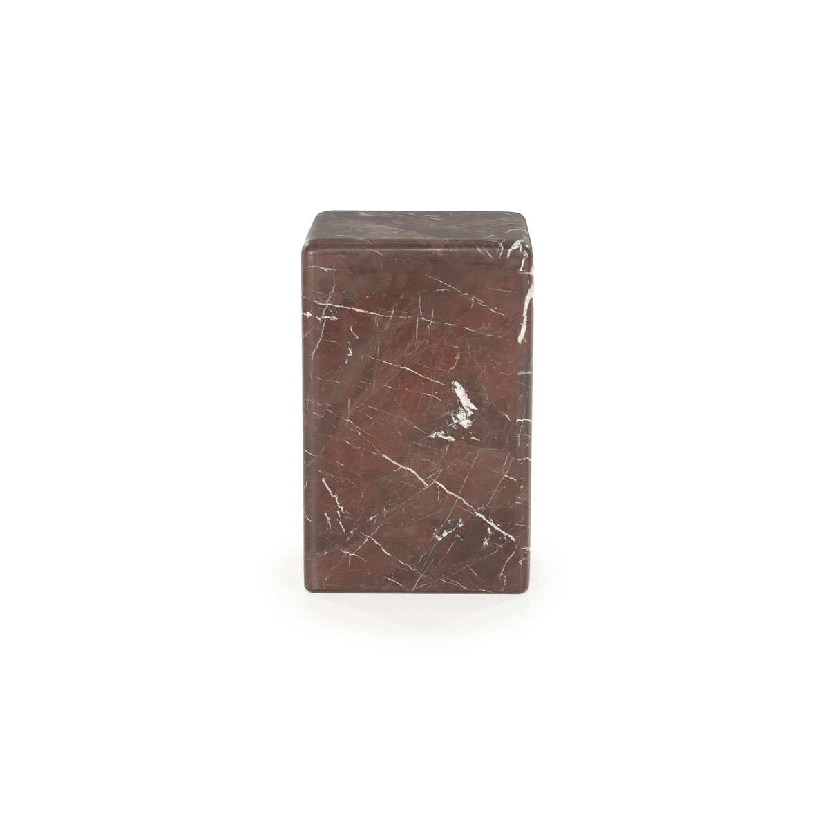 Beistelltisch Dice Marmor Rot 30x30 cm