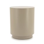 Beistelltisch Mesita Rund Taupe