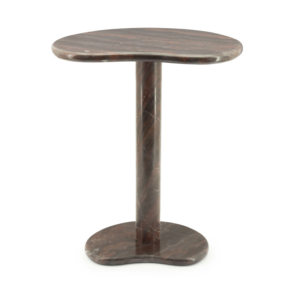 Beistelltisch Rosso Marmor