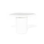 Beistelltisch Seki Weiß 44x58 cm