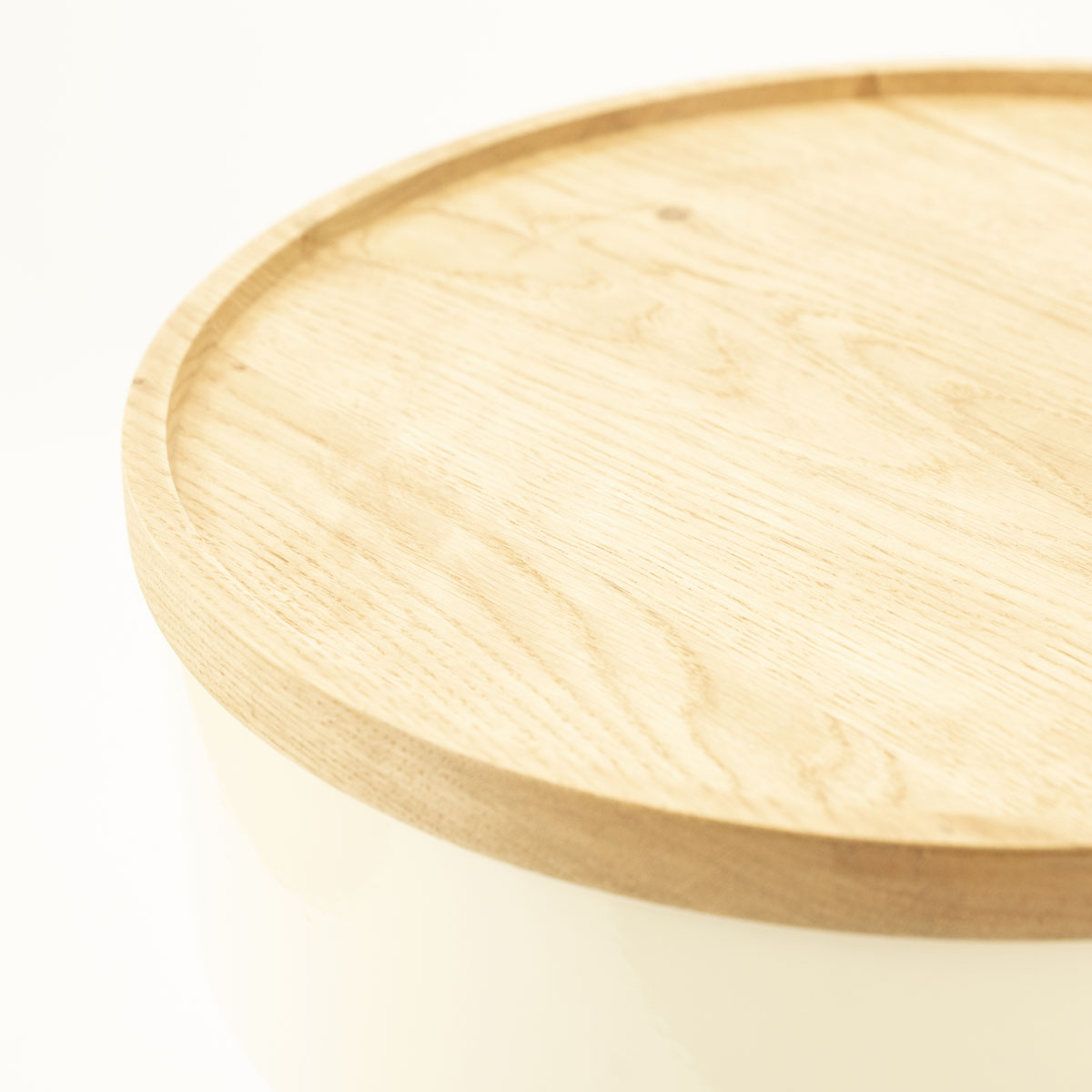 Beistelltisch Tondo Beige 37 x 37 cm