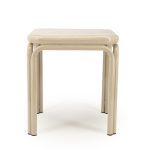 Beistelltisch Zilo Metall Beige 43 x 43 cm