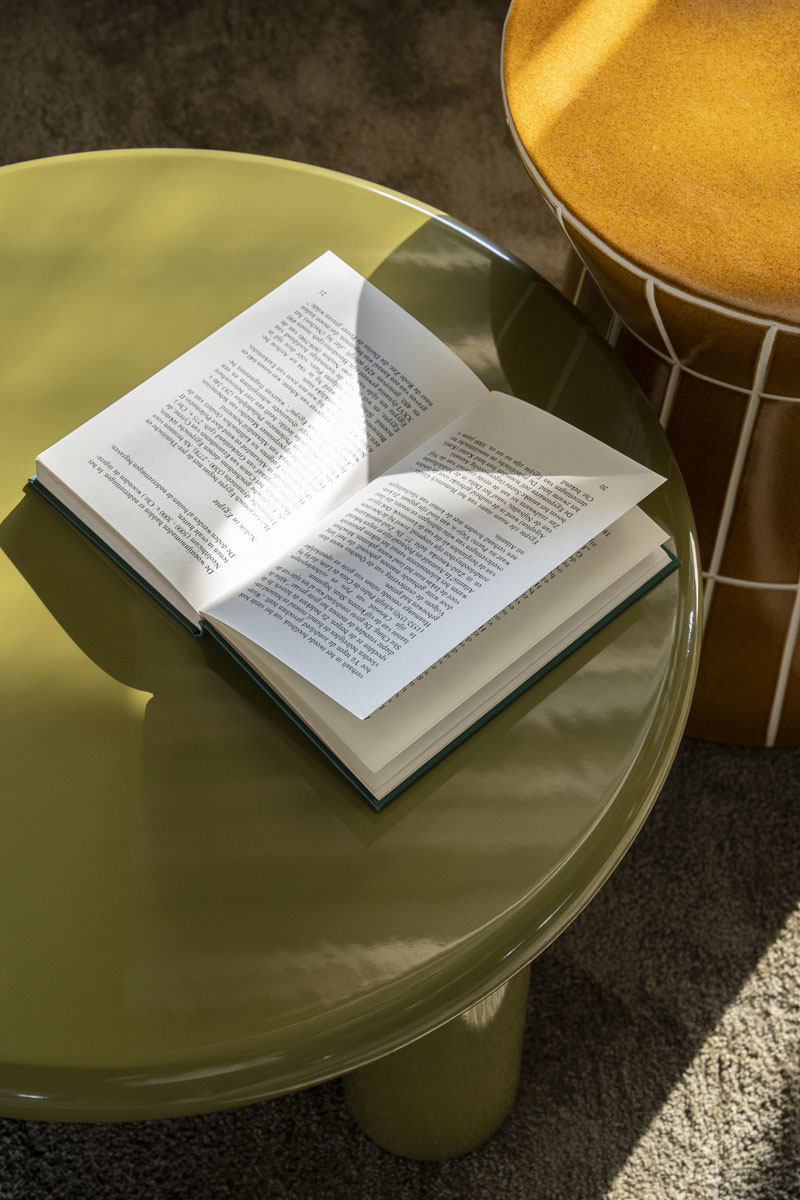 Couchtisch Bloop groß grün 80×80 cm