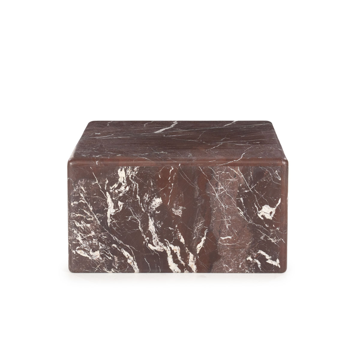 Couchtisch Dice Marmor Rot 60x60 cm