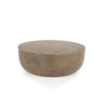 Couchtisch Karibu Rund Mangoholz Braun 70x70 cm