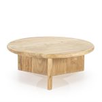 Couchtisch Leoti Natur 80 x 80 cm