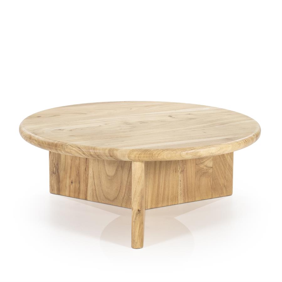 Couchtisch Leoti Natur 80 x 80 cm