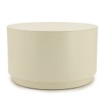 Couchtisch Mesita Rund Beige 60x60 cm