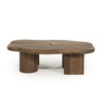 Couchtisch Yuo Mangoholz 2er-Set Braun