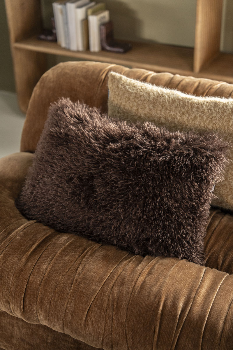 Dekokissen Doodly Dunkelbraun 40×60 cm