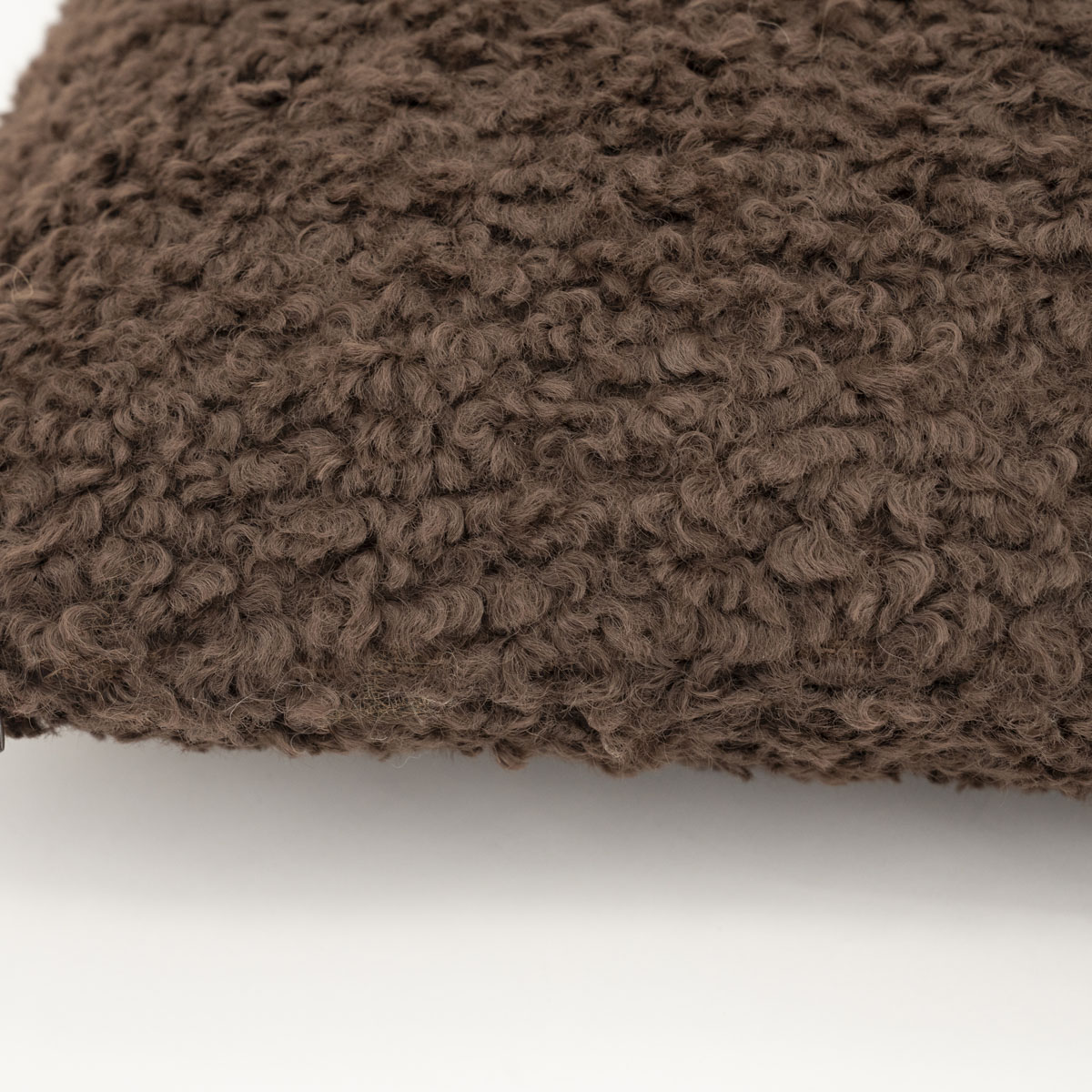 Dekokissen Teddy Dunkelbraun 45 x 45 cm