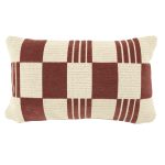 Dekokissen Twist Bordeaux 35x55 cm