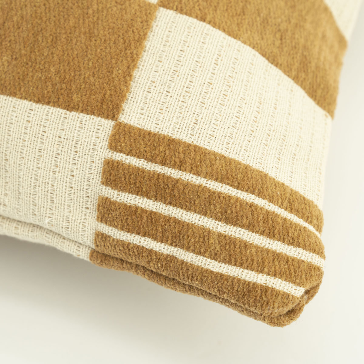 Dekokissen Twist Senf 45×45 cm