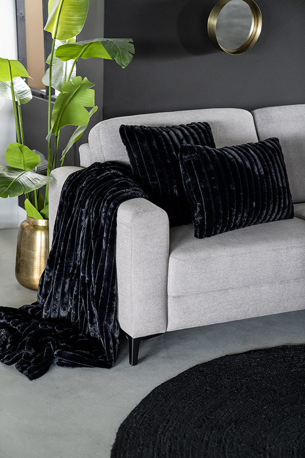 Dekokissen WUZZY schwarz