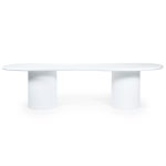 Esstisch Seki Organisch Weiß