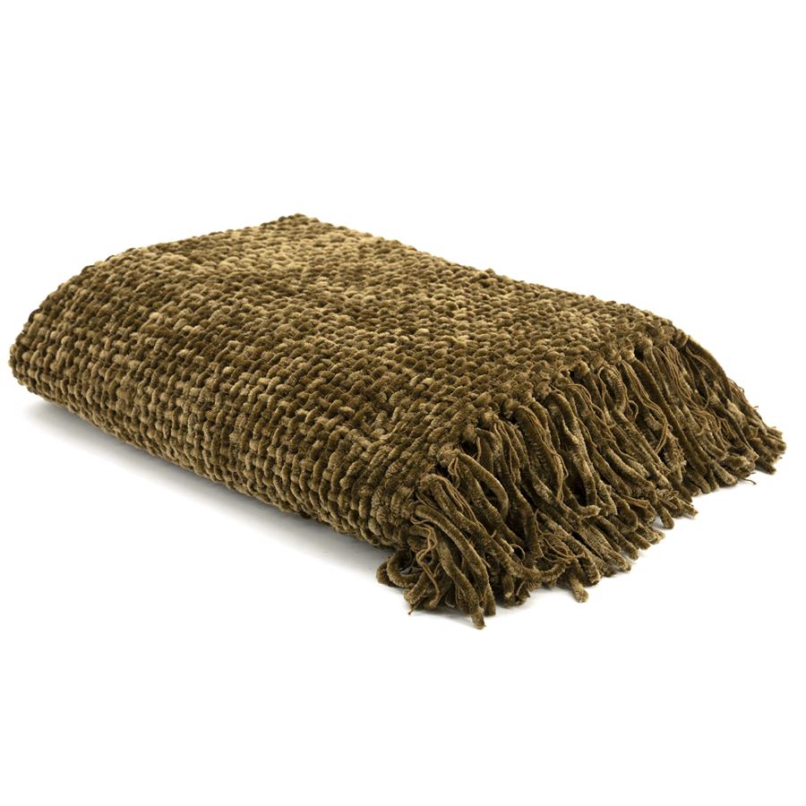 Plaid Hyde Mustard 170×130 cm