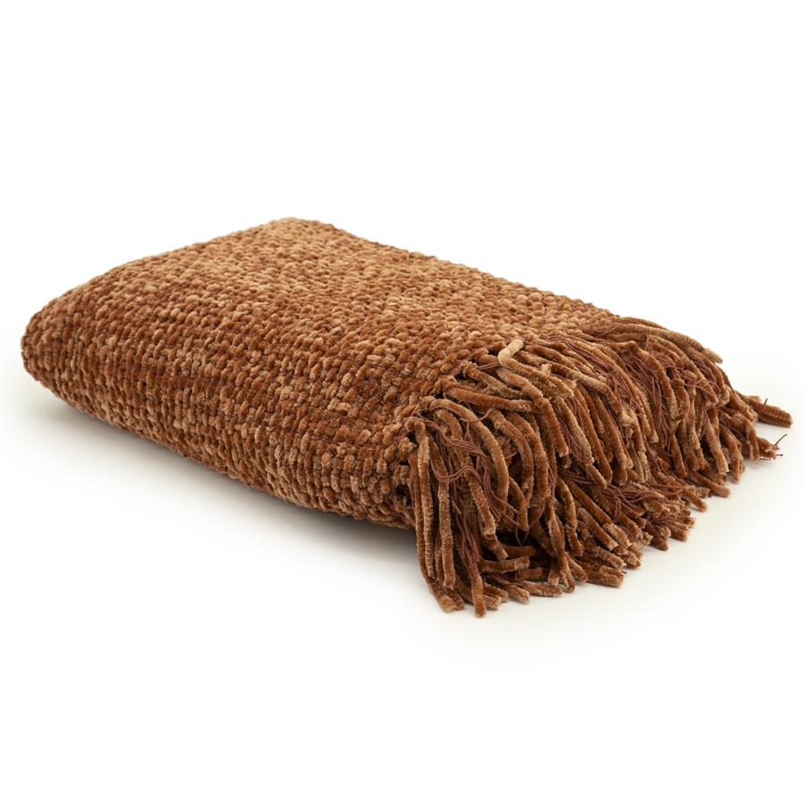 Plaid Hyde Terracotta 170×130 cm