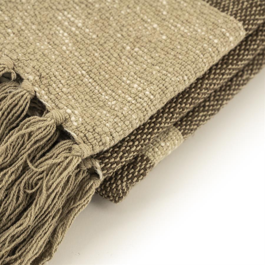 Plaid Linje Braun 170×130 cm