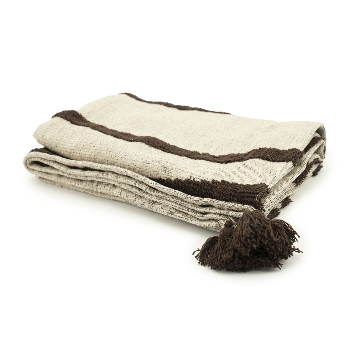 Plaid Majani Donkerbraun 170×130 cm