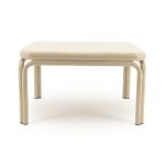 Quadratischer Couchtisch Zilo Metall Beige 63 x 63 cm