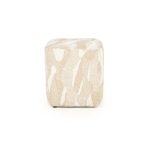 Quadratischer Pouf Rytm Beige 43 x 43 cm