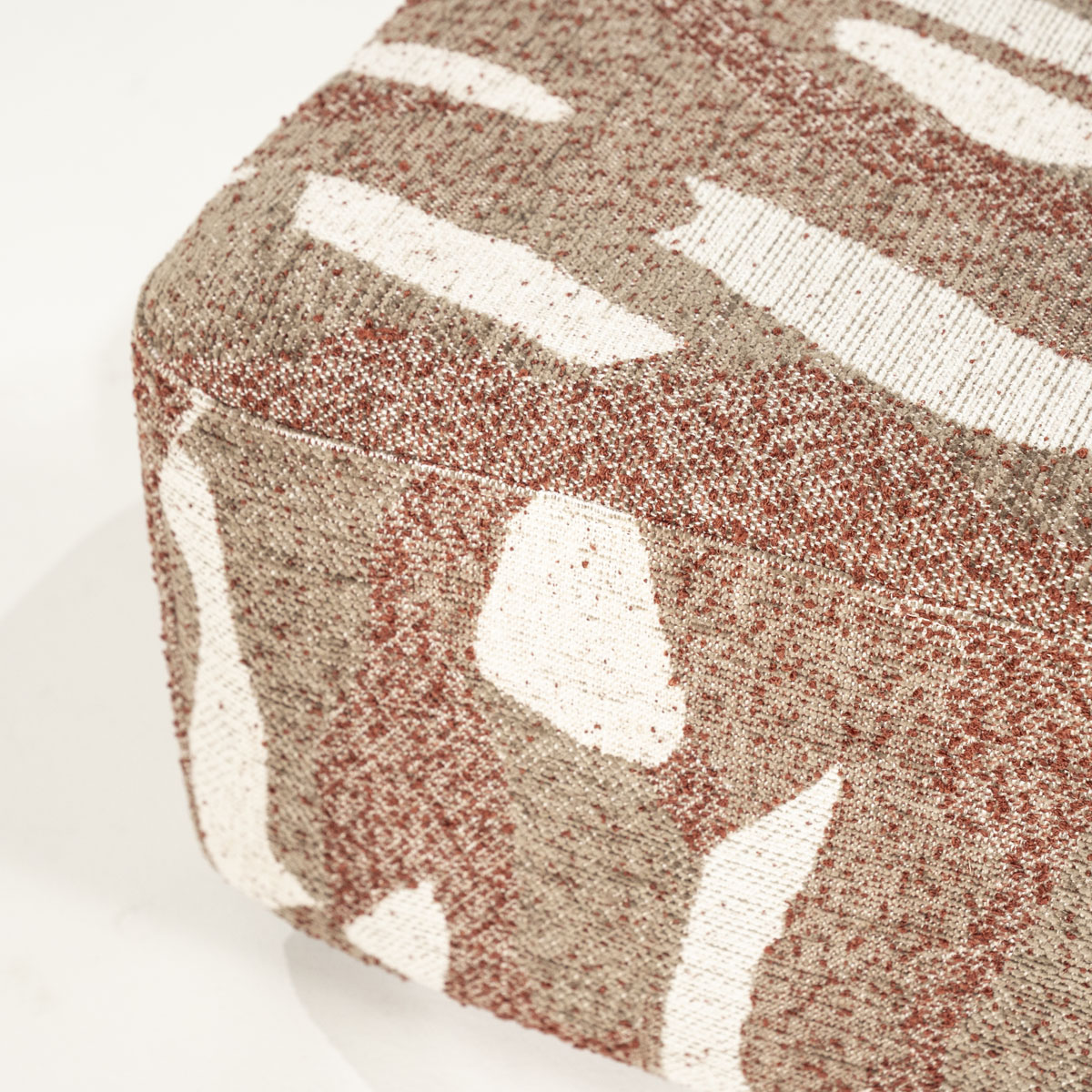 Quadratischer Pouf Rytm Rot 70×70 cm