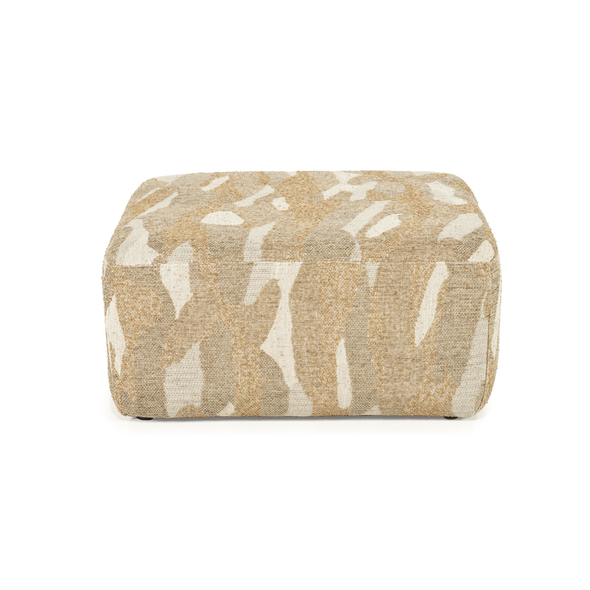 Quadratischer Pouf Rytm Taupe 70x70 cm