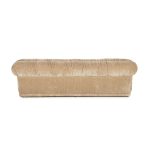 Rechteckige Bank Nook Chenille Beige 160 cm