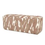 Rechteckiger Pouf Rytm Rot 121 cm