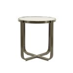 Runder Beistelltisch Groovy Braun 43x43 cm