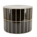 Runder Beistelltisch TileTastic Braun 42 x 42 cm