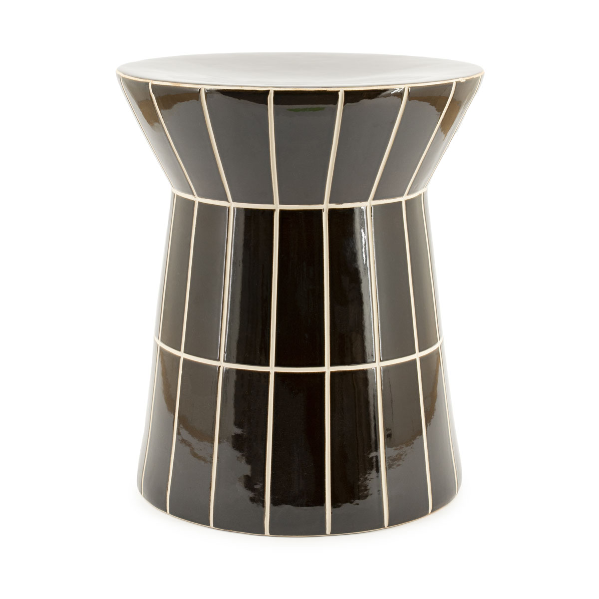 Taperon Beistelltisch TileTastic Braun 38×38 cm