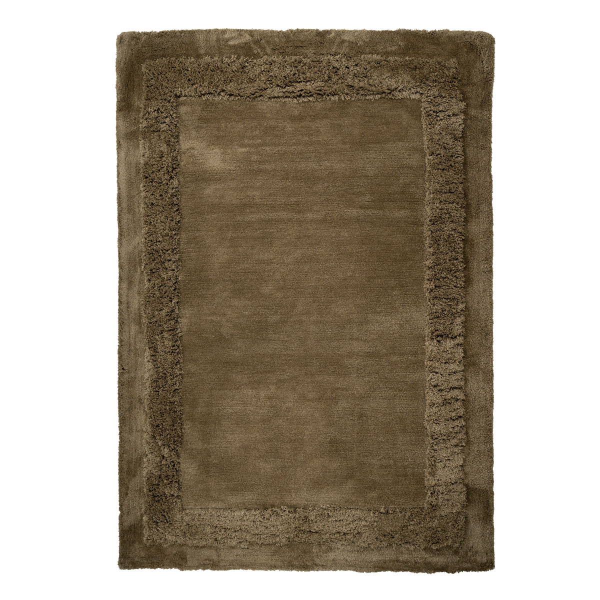 Quadratischer Pouf Nook Chenille Grün