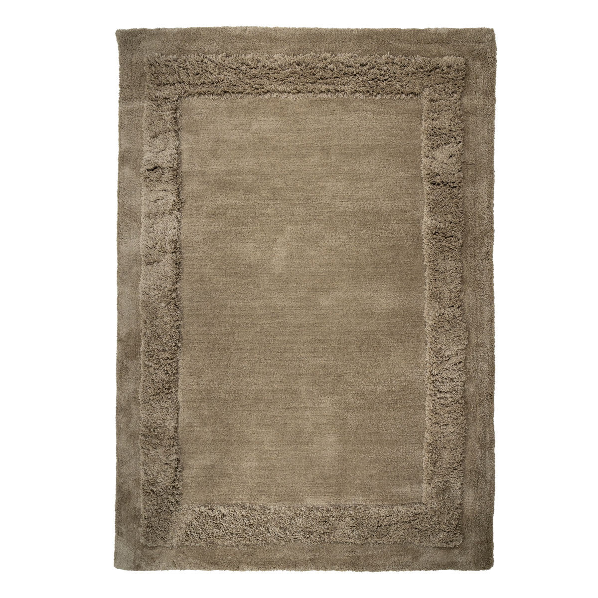 Quadratischer Pouf Nook Chenille Grün