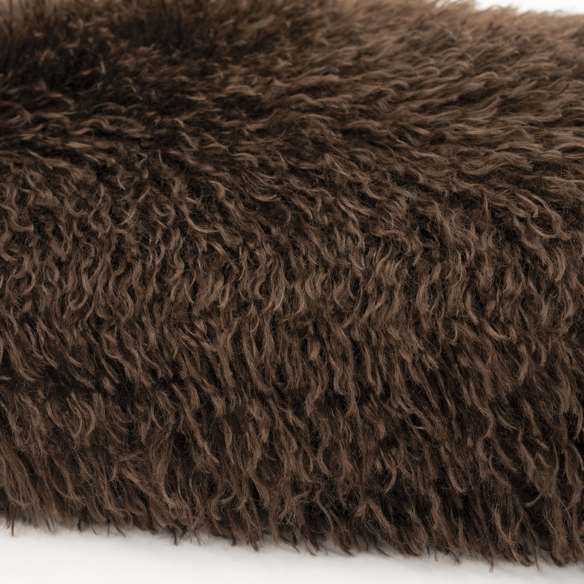 Zierkissen Doodly Dunkelbraun 50×50 cm