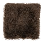 Zierkissen Doodly Dunkelbraun 50x50 cm