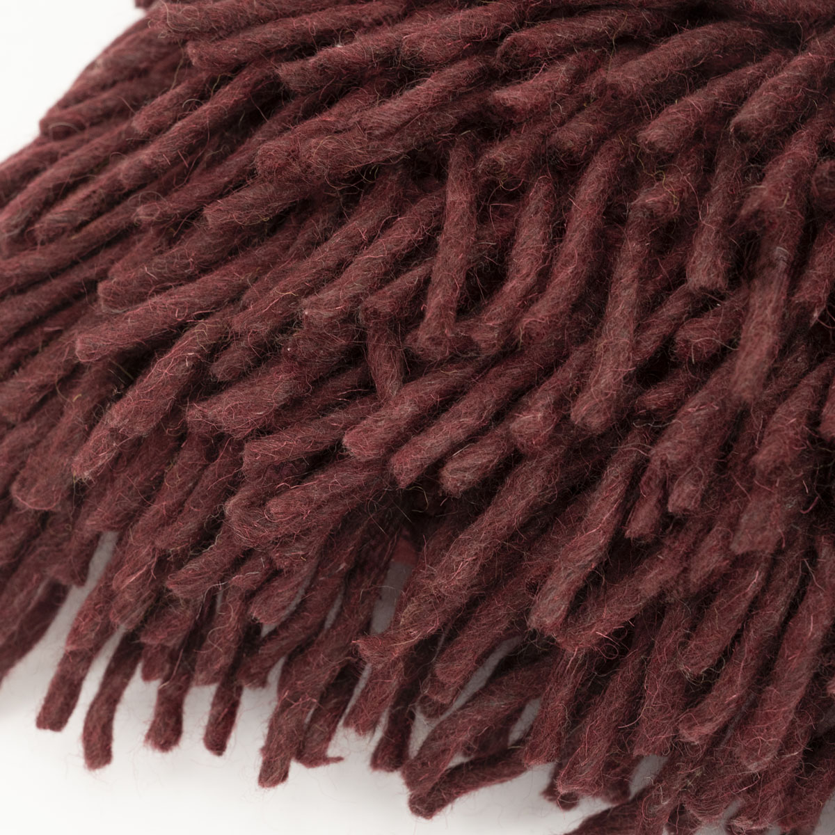 Zierkissen Moppy Burgunderrot 50 x 50 cm