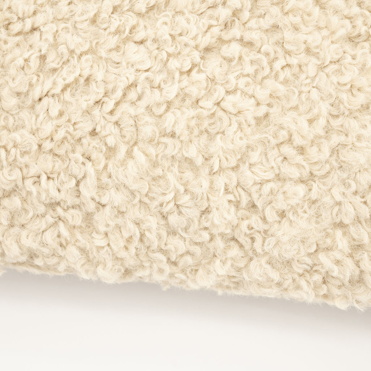 Zierkissen Teddy Beige 45×45 cm