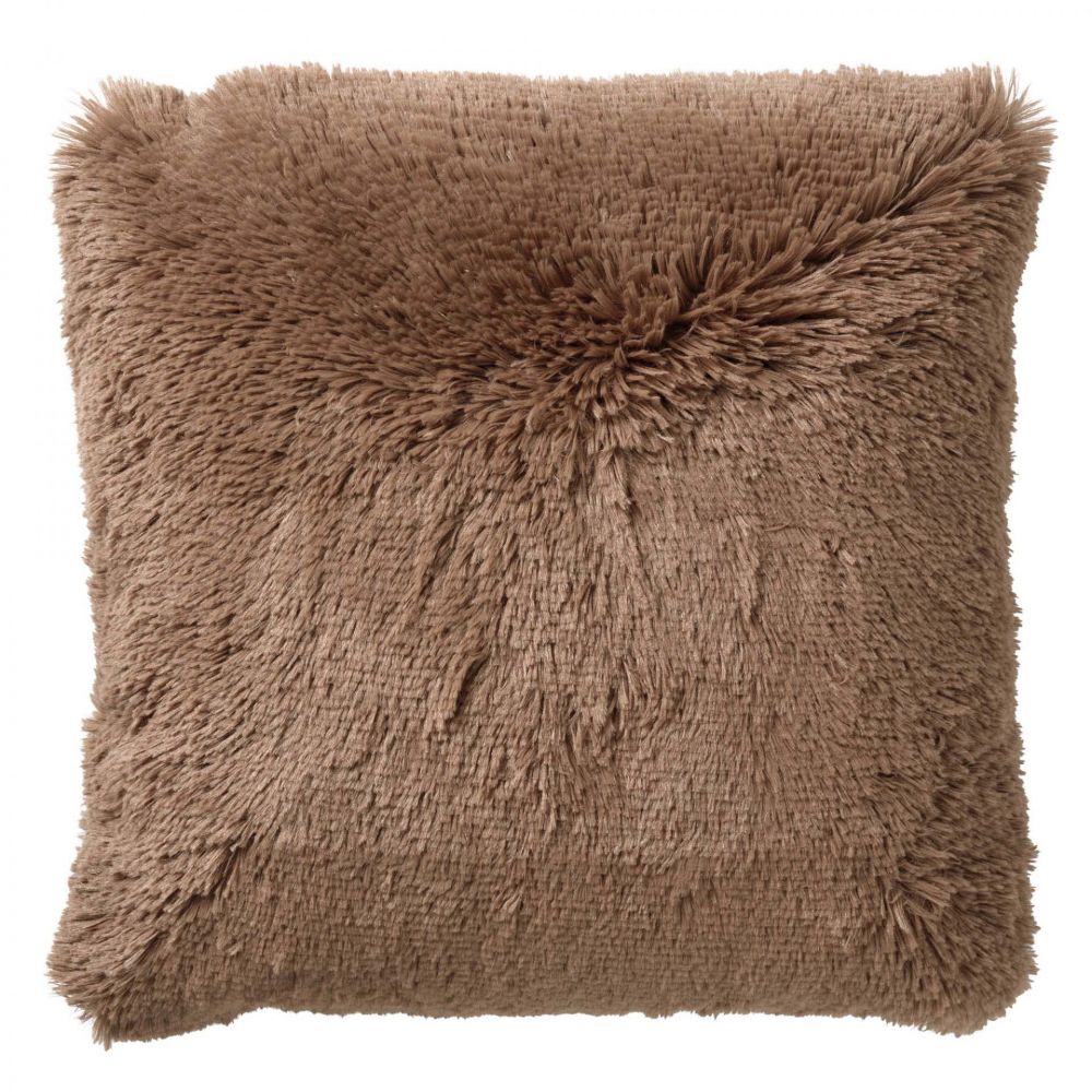 Dekokissen Fluffy Tobacco Brown Braun