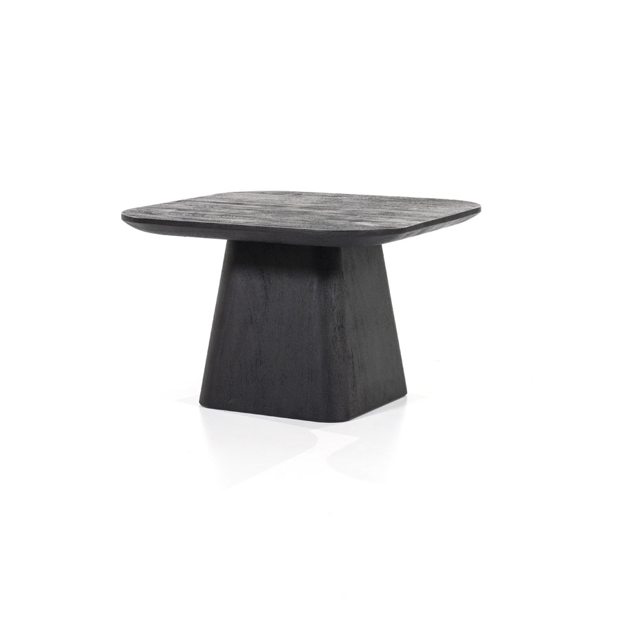 Beistelltisch Aron quadratisch – schwarz