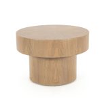 Beistelltisch Bobbie Rund Hellbraun 45x45 cm