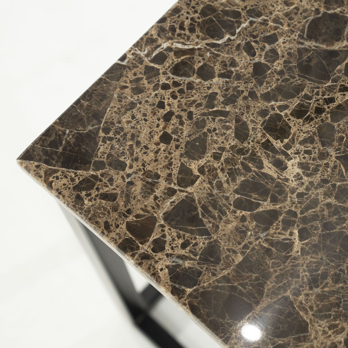 Beistelltisch Rico Quadratisch Marmor 38×38 cm