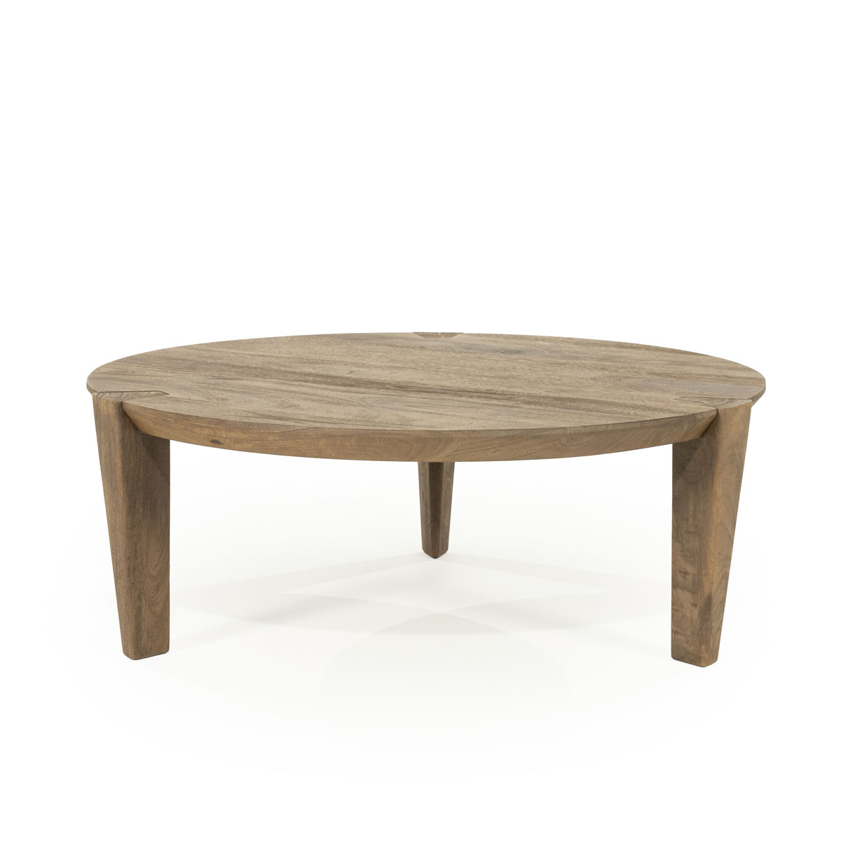 Couchtisch Davina rund Mangoholz 80 x 80 cm