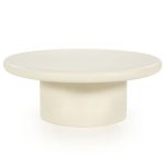 Couchtisch Jade Rund Beige 80x80 cm