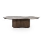 Couchtisch Jordy Organisch Mangoholz Braun 130x70 cm