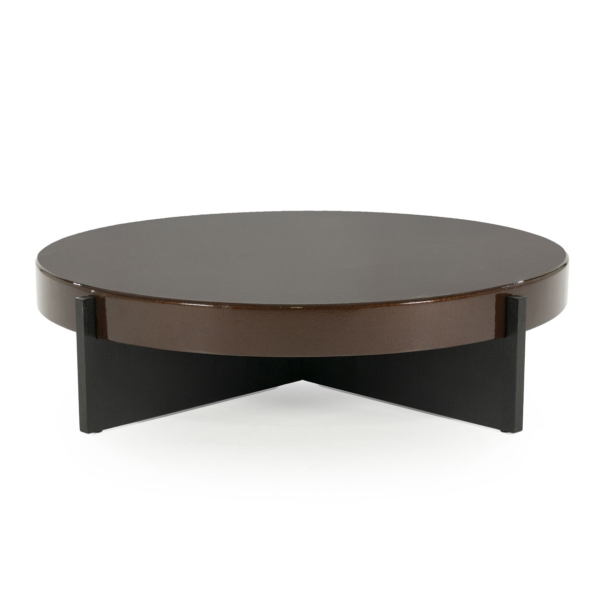 Couchtisch Juliet Rund Braun 110×110 cm
