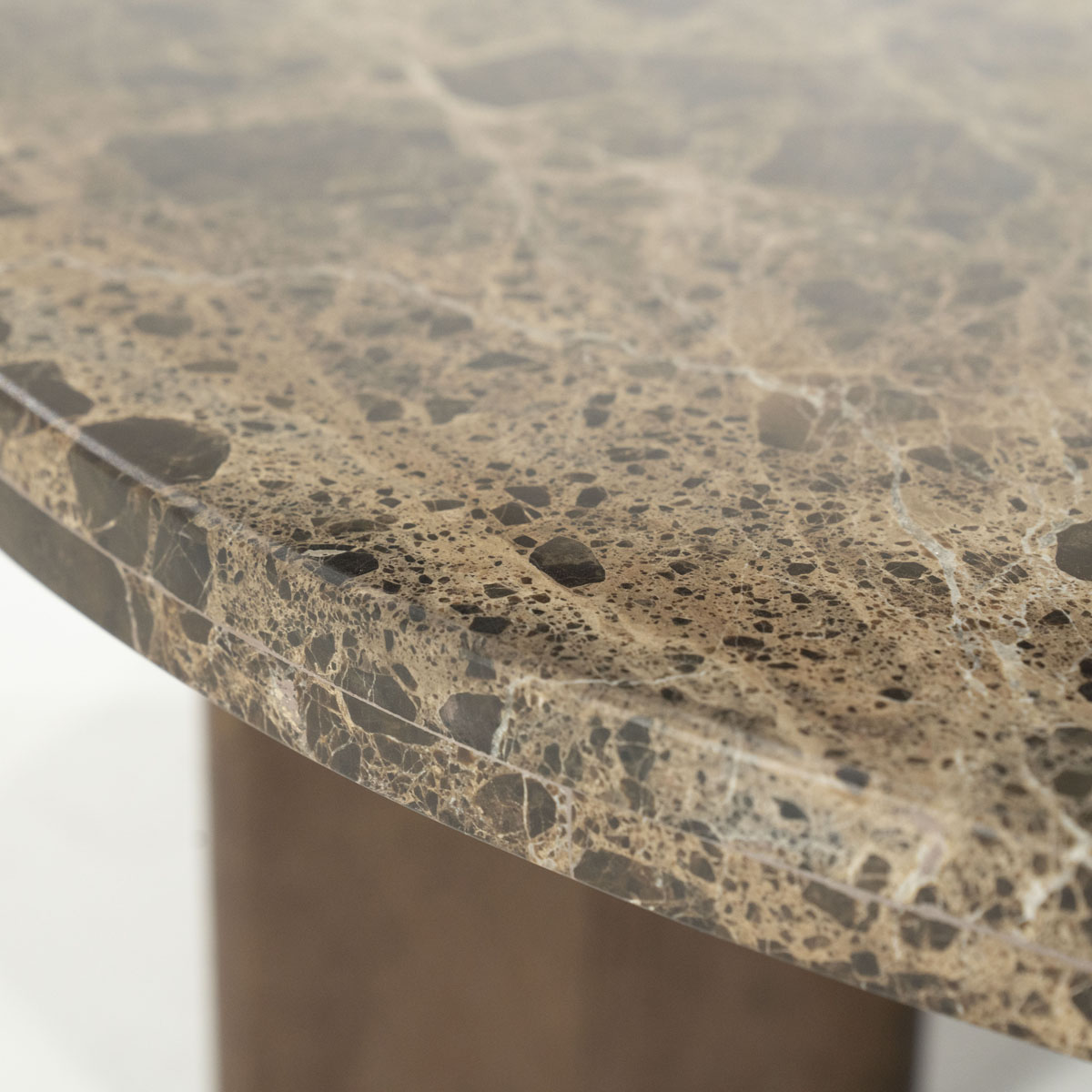 Couchtisch Lando rund Marmor 80 x 80 cm