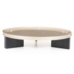 Couchtisch Mayson Rund Beige 120x120 cm