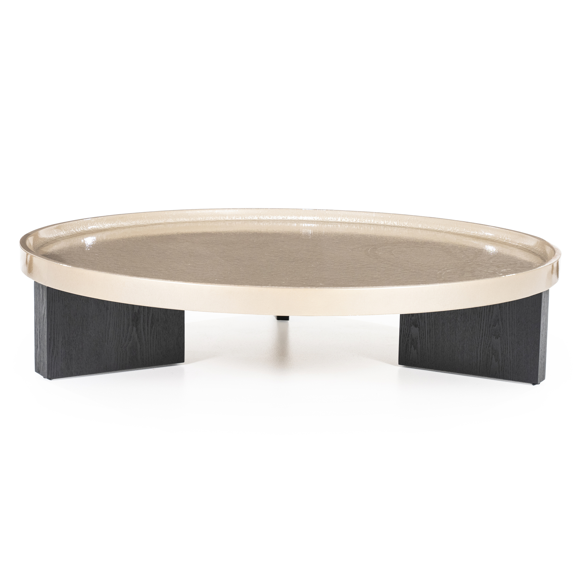 Couchtisch Mayson Rund Beige 120×120 cm