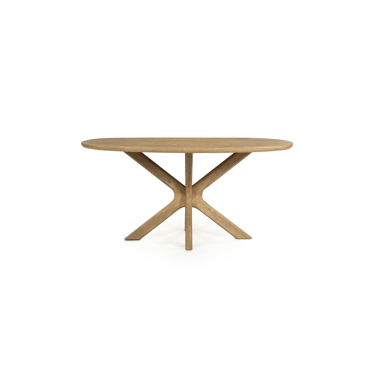 Dänischer ovaler Esstisch Tycho Mangoholz Natur 160×110 cm